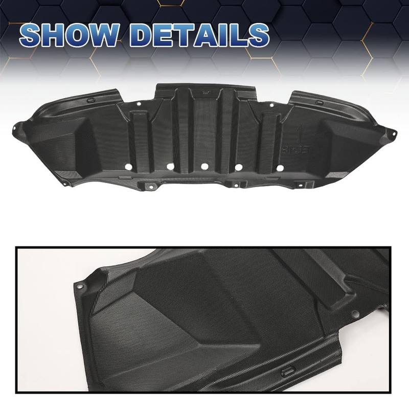 PIT66 Front Engine Splash Shield, Compatible with 2009-2013 Toyota Corolla,