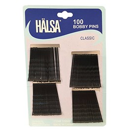 Halsa Bobby Pins, 100, Black
