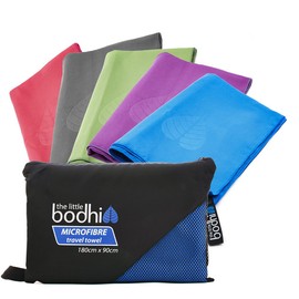 The Little Bodhi Microfibre Towel Blue 100cm x 50cm
