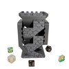 XJPONGC Castle Retro Black Dagger Dice Dice Tower Dungeons and