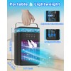 Portable Air Conditioner, 4-in-1 Evaporative Air Cooler, Personal Cooling Fan