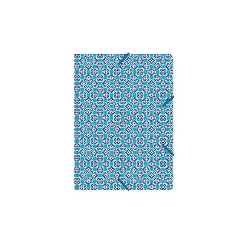 Luxe Portfolio Folder Tile Turquoise CEDON