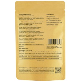 CARMEL ORGANICS Indigo Leaves Powder (8 Ounce) For Your Hair Colour| Pure and Natural Indigo Powder | No Added Colors or Preservatives | Indigofera tinctoria
