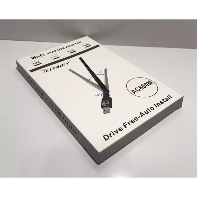 Techkey WiFi Adapter 600mbps Techkey Wireless USB Adapter Dual Band