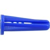 The Hillman Group 370337 Blue Conical Plastic Anchor, 8-10 X