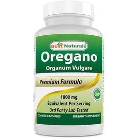 Natural Oregano Leaf Extract 1800mg – 120 Vegan Capsules for Immune Support