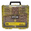 RYOBI Titanium Coated Drill Bit Set (58-Piece) Ryobi Drill Bit