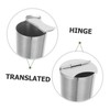 CHILDWEET Stainless Steel Tweezer Holder Shaped Storage Box for Lab