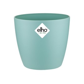 elho Brussels Round Mini 7 - Flower Pot for Indoor - 100% Recycled Plastic - Ø 6.7 x H 6.0 cm - Green/Mint