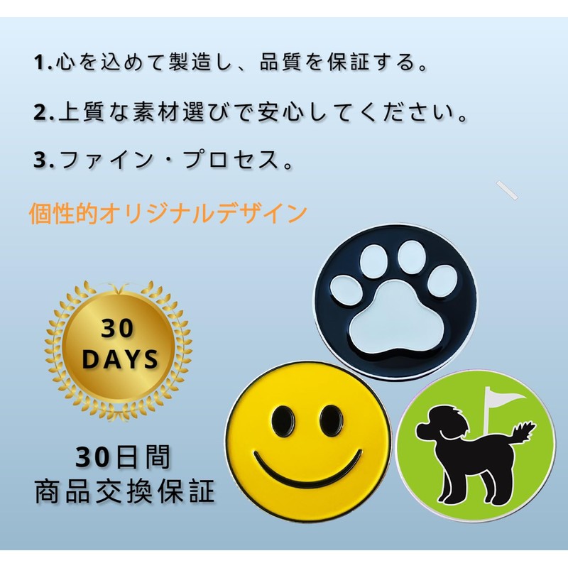 Adhere Golf Marker Golf Magnetic Logo Ball Mark Cute Cat