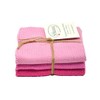 Solwang Cleaning Cloth Light Pink Combination Knitted Cleaning Cloths Cotton