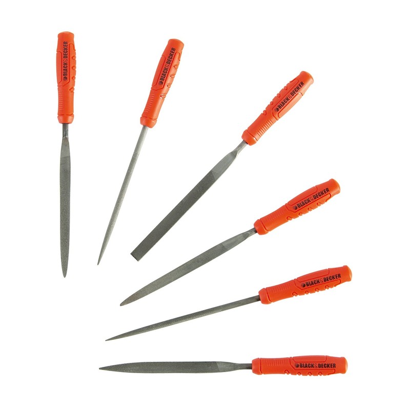 Black + Decker BDHT0-22270 Set of 6 Needle Files