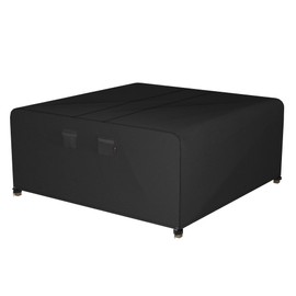 iBirdie Outdoor Patio Furniture Set Covers 126 x 126 inch Waterproof Weatherproof Square Cover, Heavy Duty 600D for Outside Dining Table and Chairs