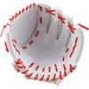 ZETT Baseball Commemorative Glove Synthetic Leather PVC White/Red (1164) LH