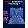 EilxMag 110PCS Tap and Die Set, Metric Tap and Die