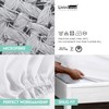 LivinEase Classic Fitted Sheet (White, Double (Pack of 5))