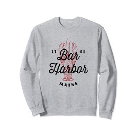 Bar Harbor Maine Souvenir Cool Vintage Lobster Sweatshirt