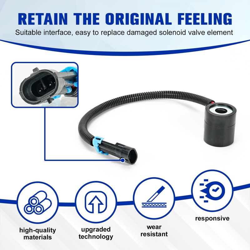 Kozlira Solenoid Valve Coil and Hydraulic Spool Valve Stem Element