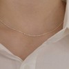 925 silver twist chain necklace gift package / 925실버 트위스트