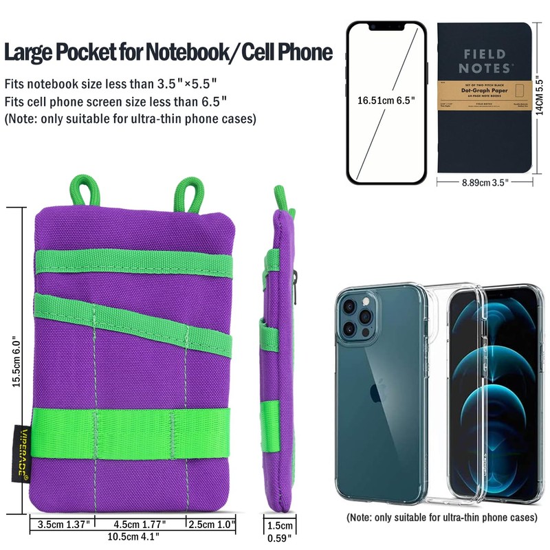 VIPERADE VE1 Pocket Organizer, EDC Pouch for Men, EDC Organizer