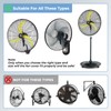 Waterproof Dustproof Outdoor Fan Cover (24 inch)
