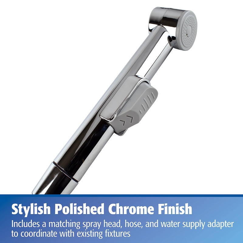 Plumb Pak PP838-1 Personal Hygiene System Handheld Bidet, White