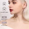 BESTEEL 𝟏𝟖 𝑷𝒂𝒊𝒓𝒔 Flat Back Earrings Hypoallergenic Stainless Surgical Steel
