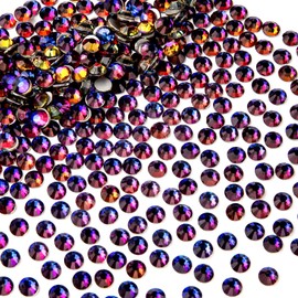 1440Pcs Blue Blaze Crystal Rhinestones,Glass Flatback Rhinestones Gemstones for Nail Face Makeup Art Crafts Clothes Decoration -(SS20,4.8mm,Blue Blaze)