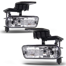 RAPOOSANS Luces antiniebla de conducción para Chevy Silverado 1500 2500 2002, Chevy Silverado 3500, 2000-2001, Chevy Silverado 3500, 2000-2006 Chevy Suburban/Tahoe de repuesto con bombillas 880 de 12 V 27 W, lente transparente