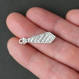 Unbranded 15 Tie Charms Antique Silver Tone Necktie - SC1783