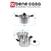 Bene Casa - Aluminum Flan Mold Double Boiler with Glass