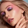 Matte Pearlescent Purple Eyeshadow Palette,9 Eye Shadow Shades Glitter Light