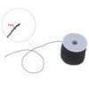 (black) - 1mm Black Elastic Cord Beading Thread Stretch String