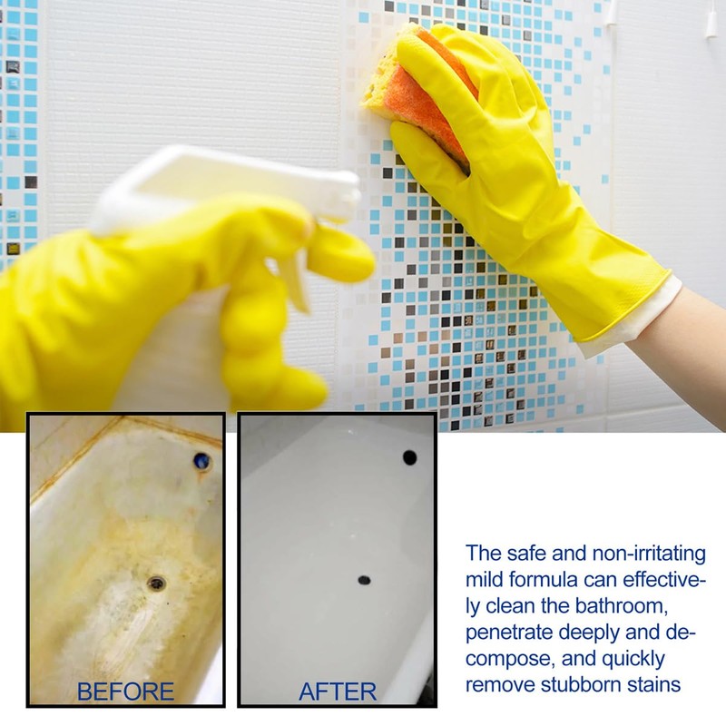 Generic Bathroom Descaler Stubborn Stains Cleaner, Luckydogs Multipurpose Bathroom Foam