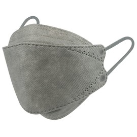 KF94 Mask, 4-Layer Non-woven Mask (20 Pieces), Dark Gray, Spacious Mouth Space Mask (2)