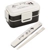 Skater ABC3AG-A Pingu Chopsticks and Case Set, 7.1 inches (18