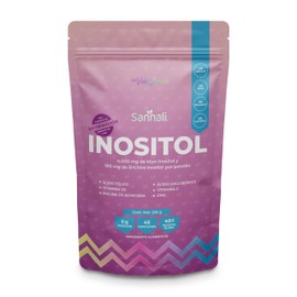 Sannali | Inositol 40:1 Myo Inositol y D-Chiro Inositol, Precursor de Colágeno + Vitamina D3 + Ácido Fólico + Zinc + Prebióticos | Rinde 45 días - 225 gramos