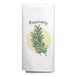 ThisWear Cute Home Decor Rosemary Popular Cooking Herbs and Spices 6 Pack Kitchen Tea Towels Rosemary
