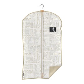 Domopak Clothes Cover Bag Urban Gold 60x100cm in white, Polyester, 60 x 100 x 2 cm