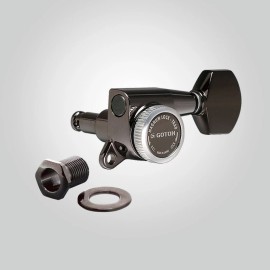 GOTOH NEW Gotoh SG381-07 MG MAGNUM LOCKING Set 6 in line Right Handed - COSMO BLACK