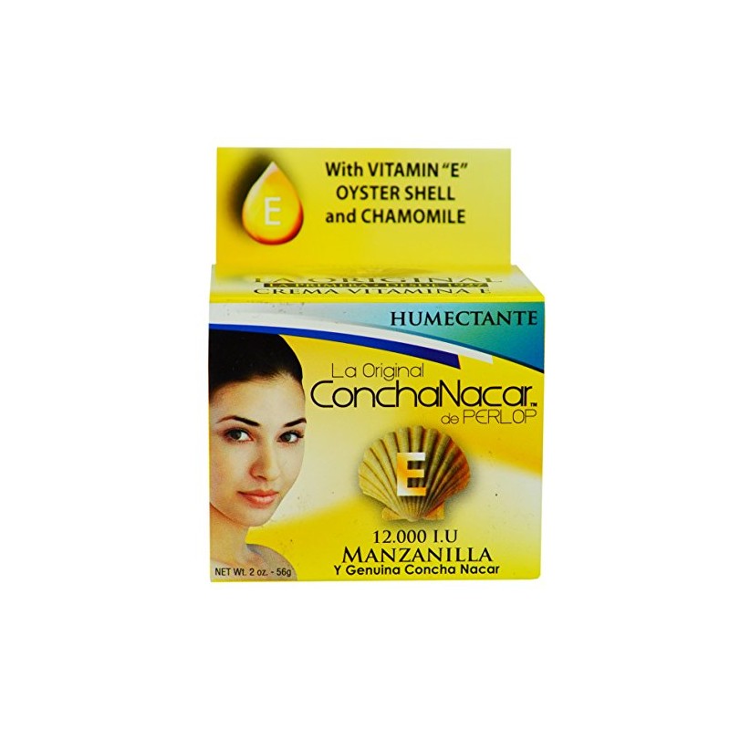 Concha Nacar de Perlop Chamomile Vitamin E Cream 2oz