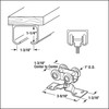 Prime-Line N 7410 Pocket Door Roller Assembly, 1 In. (outside