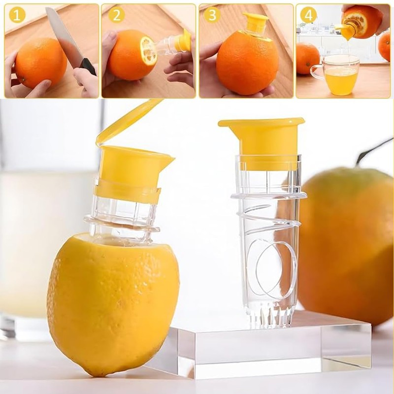 LACHT 2 Piece Lemon Squeezer Small Set, Lemon Juicer, Manual