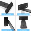 Shelf Brackets Floating Shlef Brackets 6-Inch 6-Packs, 1/5 Inch Thick