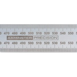 Axminster Precision Stainless Steel Metric Rule - 1,000mm