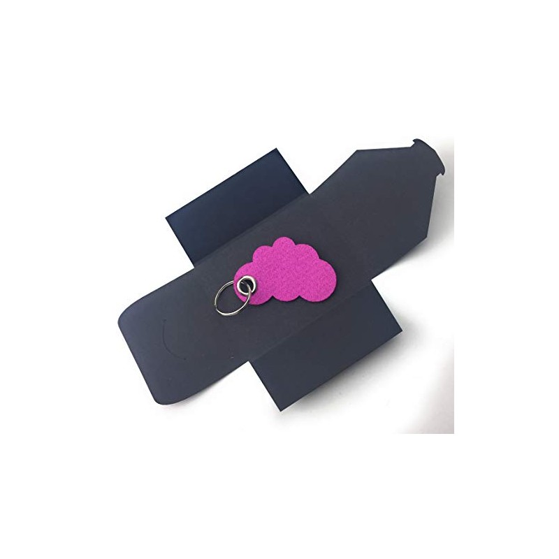 filzschneider Felt Key Fob – Cloud/Cloud – Pink/Magenta – Special