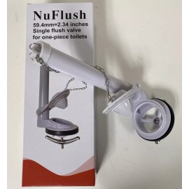 NUFLUSH St. Thomas Toilet Flush Valve, One-piece Toilet with 2.34-inch flush hole
