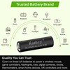KAMCY - High Capacity Alkaline Double AA Batteries 100 Pack,