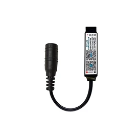 Cleiscry Mini controlador RGB compatible con Bluetooth, tira de luz LED para luces de cinta RGB, control de aplicación inteligente, CC 5 V, 12 V, 24 V (controlador de 5 a 24 V)