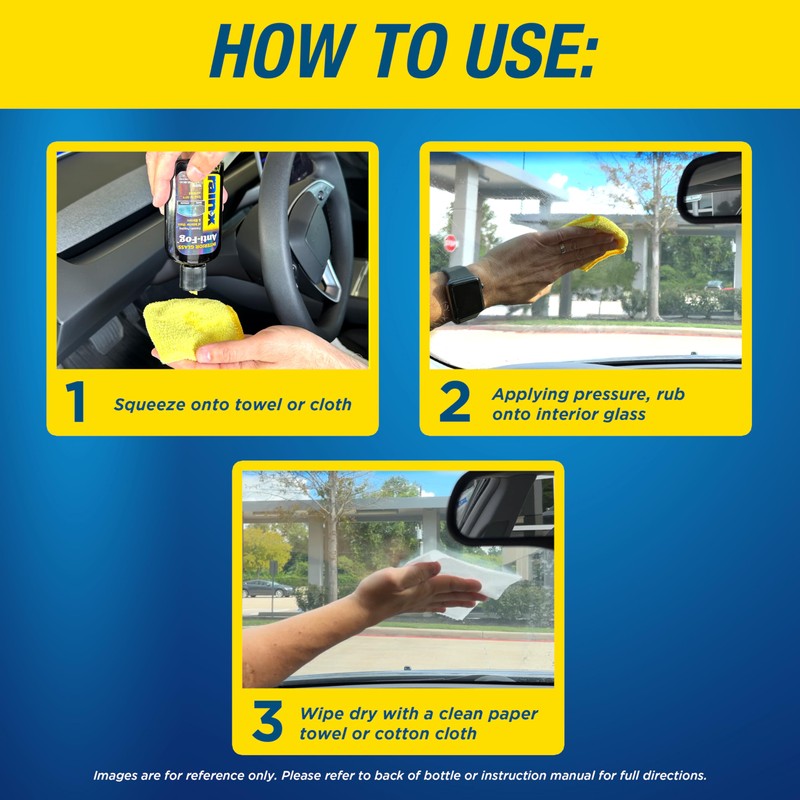 Rain-X AF21106D Glass & Mirrors Anti-Fog Treatment, Prevents Fogging &